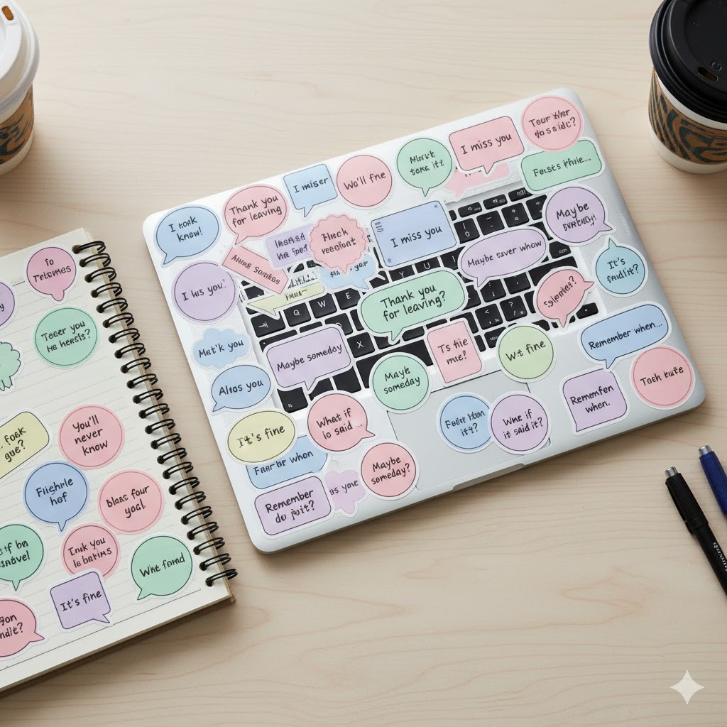 Unsent Project Stickers – Emotions You Can Stick Anywhere 2 Unsent Project Stickers