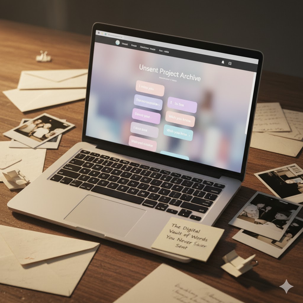 Unsent Project Archive: The Digital Vault of Words You Never Sent 2 Unsent Archive Project